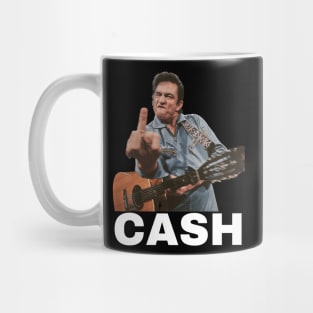 Johnny Cash Style Vintage Mug